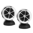 thumbnail image 3 of Car Loudspeaker, Universal Reliable Dome Tweeters High Efficiency 2pcs  for Audio Systems Silver,Black,Gold, 3 of 7
