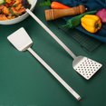 thumbnail image 3 of Stainless Steel Steak Spatula Metal Cooking Spatula Reusable Frying Spatula Flat Top Spatula, 3 of 4