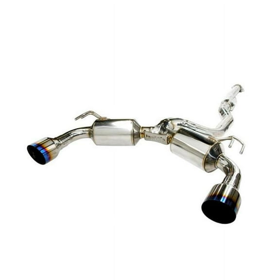 Invidia  Dual N1 Titanium Tip Cat-Back Exhaust for 2009-Up Mitsubishi Evo X