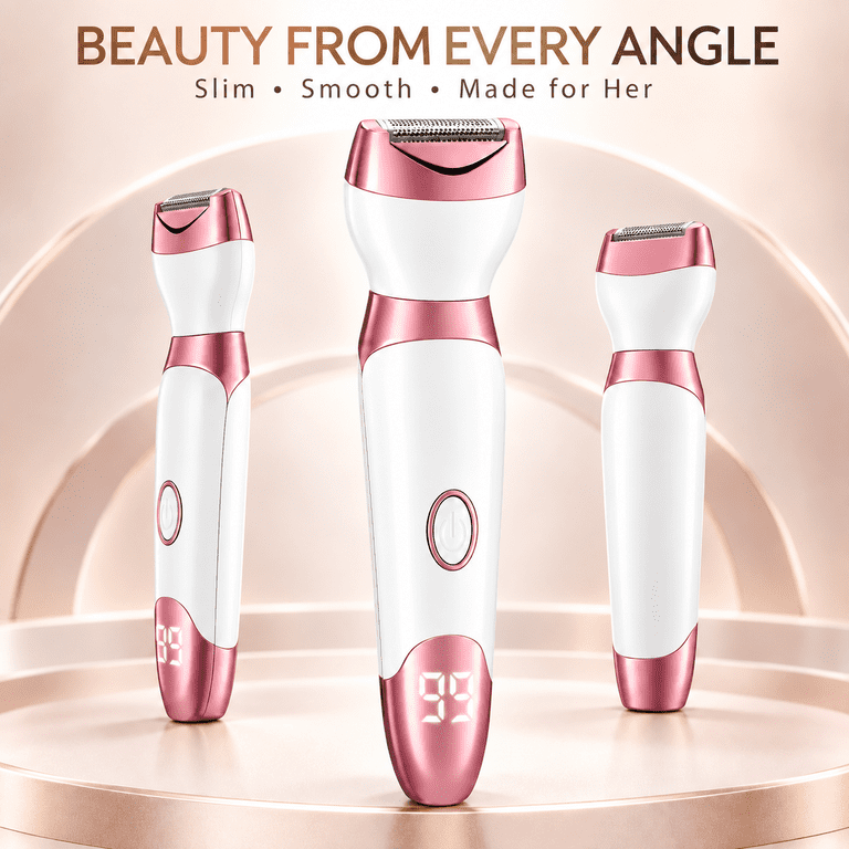 Obacre 5-in-1 Electric Razor for Women, IPX7 Waterproof with LED photo 5