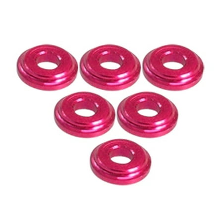 Shock Tower Shim - Integy RC Toy Model Hop-ups 3RAC-WFS820/RE 3Racing Shock Tower Shim M8 x 2mm (6pcs) - Red