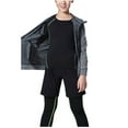 thumbnail image 1 of Boys Zip Up Sweatshirt Long Sleeve Athletic Pullover Kids Workout Tops Clothes, 1 of 4