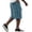 Blue, variant on Cargo Shorts for Men Polka Dot Print Corduroy Cargo Shorts Vintage Knee Length Shorts for Men,Black(XL)