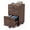 Dark Brown, variant on BoldGear 2-Drawer Rolling File Cabinet with Lock, Wood Mobile File Organization for Hanging Letter Size Filings Under Desk Filing Cabinets for Home Office, Assembly Required, Classic Walnut, 26.5" H
