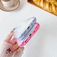 thumbnail image 4 of Candy Color Card Holder Clear Shockproof Soft Compatible with iPhone Case (Black,iPhone 14 Pro), 4 of 11