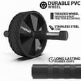 thumbnail image 2 of Synergee Ab Roller Wheel Strength Training Abdominal Wheel For Six Pack, 2 of 6