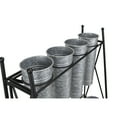 thumbnail image 4 of Cheungs 8 Pot Plant Stand With Galvanized Pots, 4 of 4