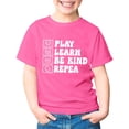 thumbnail image 3 of Girls Shirts Kids Casual Tshirt Graphic Tee Short Sleeve T Shirt Summer Top for Kids Youth Children, 3 of 4