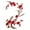 D, variant on Ybomd,21-Color Embroidered Flower Vine Appliques – Iron-On Patches for Customizing Jeans, Jackets, Bags, and Crafts – Style A