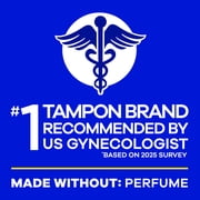 Tampax Pearl Tampons with LeakGuard Braid, Regular Absorbency, 50 Count