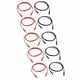 thumbnail image 3 of Male To Male Testing Wire, Banana Plug Test Leads High Thermal Conductivity 70003 4MM Heat Resistant 5 Set For Multimeter, 3 of 8