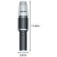 thumbnail image 3 of Car Vacuum Cleaner With Powerful 9000Pa Suction, Mini USB Rechargeable Cordless Handheld For Car Interiors, Home Crevices, Keyboard Cleaning Hzhnb | Plastic, Black, 3 of 9
