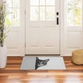 thumbnail image 3 of Yayeee Doormat for Indoor Entrance 32" x 20" Non Slippery Floor Rug, Black Cute Cat, 3 of 8