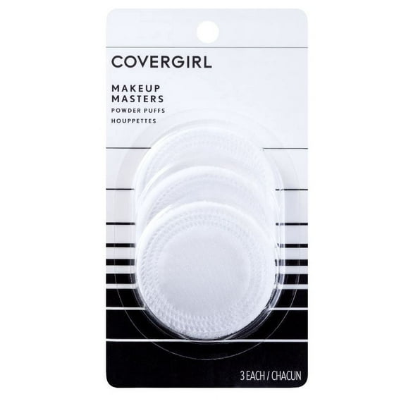 COVERGIRL Make-up Masters Powder Puffs, 3pcs