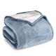 thumbnail image 1 of Bare Home Manta de Cama de Felpa Sherpa Mullida y Suave, Reversible, Liviana, Tamaño Matrimonial/queen, Azul Polvoriento, 1 of 6