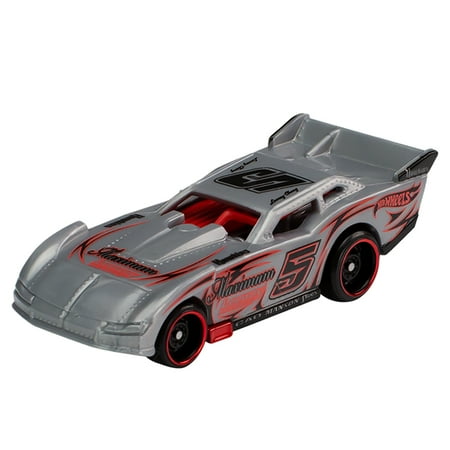 Replacement Part for Hot-Wheels 2021 Advent Calendar Vehicle Playset - GTD78 ~ Replacement Silver and Red Die-Cast Race Car ~ Maximum Leeway