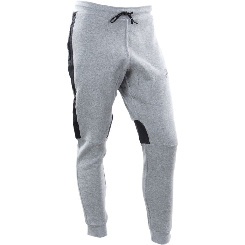 Nike Air Hybrid Fleece Cuffed Men's Joggers Gray-Black