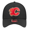 thumbnail image 2 of Men's New Era  Black Calgary Flames Logo 39THIRTY Flex Hat, 2 of 7