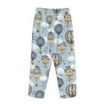 thumbnail image 3 of Lsque Balloon Vintage Print Women's Pajama Pants, Lounge Pant - Comfortable Home Wear,Elastic Waistband, Stylish Design-XX-Large, 3 of 9