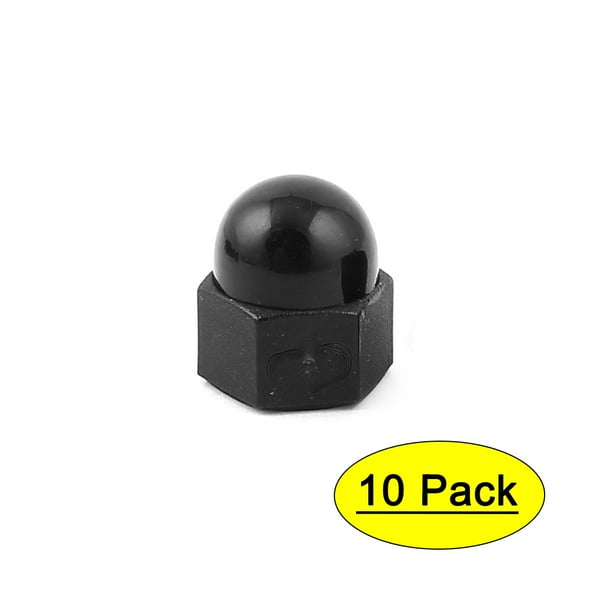 10pcs M8 Plastic Dome Bolt Nut Caps Inner Threaded Protection Covers