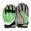 Race-Driven ATV MX Off Road Silicone Fingertip Riding Gloves Green Small