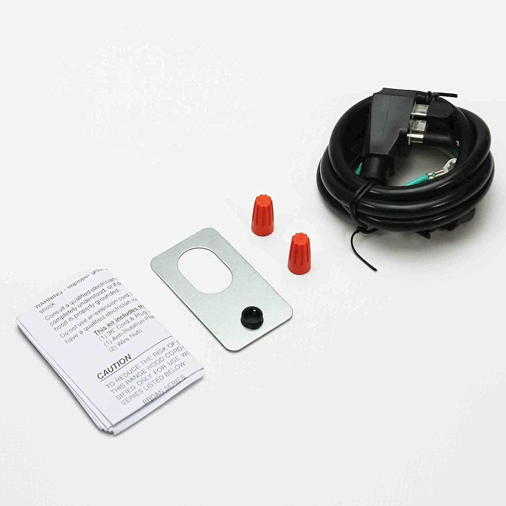 Broan Hck44 3 Ft. Power Cord Kit For Select Broan-Nutone Range Hoods
