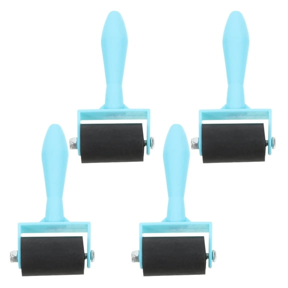HOMEMAXS  4 Pcs Paint Roller Kids Print Printing and Rubbing Tools Child