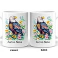 thumbnail image 6 of Personalized Cute Bald Eagle Coffee Mug 11oz 15oz - Custom Name Ceramic Cup - Best Gift for Bald Eagle Lovers, Parents, Girlfriend, Siblings, Kids, Bird Enthusiasts, 6 of 6