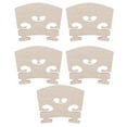 thumbnail image 2 of Bridge For 4/4 Violin, Wood Color Violin Bridge Violin Bridge Parts Musical Instrument Accessories Sturdy Durable Elegant Design  For Beginners For Amateurs, 2 of 8