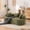 79" Chenille Green, variant on Timbernest 79" Modular Sofa Deep Seat, Curved Sofa Living Room, Modern Cloud Couch, No Assembly, Orange