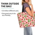 thumbnail image 2 of Kdxio Strawberries Casual Tote Bags Women Big Capacity Shoulder Bag for Women Travel Shoulder Bags Handbags, 2 of 8