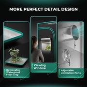 [Beginners Choice] Mars Hydro Hydroponic 2x2 Grow Tent - 27X27X63 (70X70X160cm)