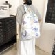 thumbnail image 2 of Mujeres de gran capacidad Fashionalbe Simple Commuter bolso mochila coreana (blanco) Tmvgtek Para Estrenar, 2 of 7