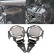 thumbnail image 5 of Nuevo 2 paquetes de funda protectora de luz antinieb invertible de motocicleta para / F800GS / R1250GS / F850GS F750GS ADV Negro Baoblaze Protector de luz antiniebla, 5 of 8