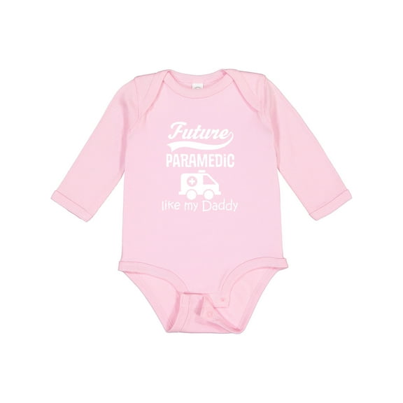 Inktastic Future Paramedic Like My Daddy Boys or Girls Long Sleeve Baby Bodysuit