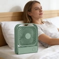 thumbnail image 5 of Desk Fan | 4 Speeds Foldable Wind Blower,90 Degree Oscillating Foldable Portable Fan | for Desktop, Travel, Camping, Bedroom, Dorm, Bedside (Green), 5 of 6