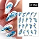thumbnail image 1 of Harunouta 1 hoja de calcomanías al agua para uñas, transferencia de lavanda, hojas de flores de primavera, pegatinas para decoración de uñas, manicura DIY Tan Jianjun unisex, 1 of 2