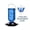 #05319260505004A3 A, variant on Difdany Antique Teal Glass Hummingbird Feeder with Ant Moat, Flower Shaped Feeding Ports and Perch Ring, Easy Clean Outdoor Bird Feeder