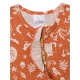 thumbnail image 2 of Modern Moments by Gerber Baby Girl Two-Way Zip Viscose Halloween Long Sleeve Coverall & Ruffle Detail, Sizes Newborn - 24 Months, 2 of 5