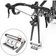 thumbnail image 2 of Bicycle Fork Quick-Release Mount Stabilizer, Quick-Release Fork Mount, Black/Gold/Silver For Transport and Storage Use on Trucks Vans SUVs (9x100mm) Silver, 2 of 6