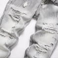 thumbnail image 6 of Tiijoy Boys Distressed Ripped Jeans Stretch Fit Denim Trousers, Sizes 7-16, 6 of 8