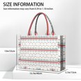thumbnail image 3 of Large Capacity Tote Bag,Christmas Tree and Bird Pattern Handbag Fashion Luxury Tote Bag,15.7"x13"x 5.1" Inches,Laptop Compatible, 3 of 6