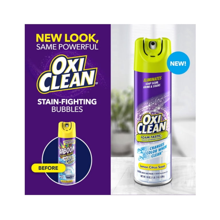 Kaboom Foam Tastic Oxy Citrus Scent Bathroom Cleaner, Fresh Scent
