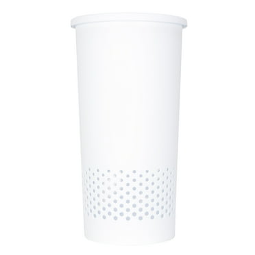 Mainstays White Round Lidded Hamper, All Ages