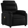 thumbnail image 3 of vidaXL Electric Massage Recliner Chair Black Faux Leather, 3 of 9