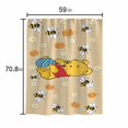 thumbnail image 4 of Winnie the Pooh shower curtain has a striking design, is waterproof, and installs with ease, bringing a lively atmosphere to your bathroom. Size: 59" x 71" (150 x 180 cm)., 4 of 5