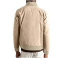 thumbnail image 4 of zfhfof Men's Casual Lightweight Shirt Jacket Work Shacket Jackets Long Sleeve Button Down Overshirt with Flap Pockets, 4 of 7