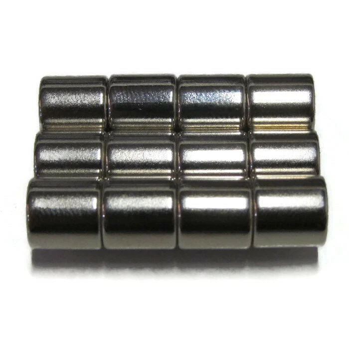 5/16X5/16 N52 Cylinder Magnet 8Mm 12 Pack Rare Earth Neodymium .313 Inch 6 Lbs