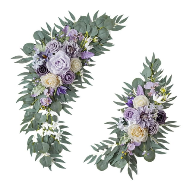 Arco de flores para boda, telón de fondo Floral, centro de mesa, guirnaldas de flores artificiales, decoración de fondo para pared, ventana, silla de