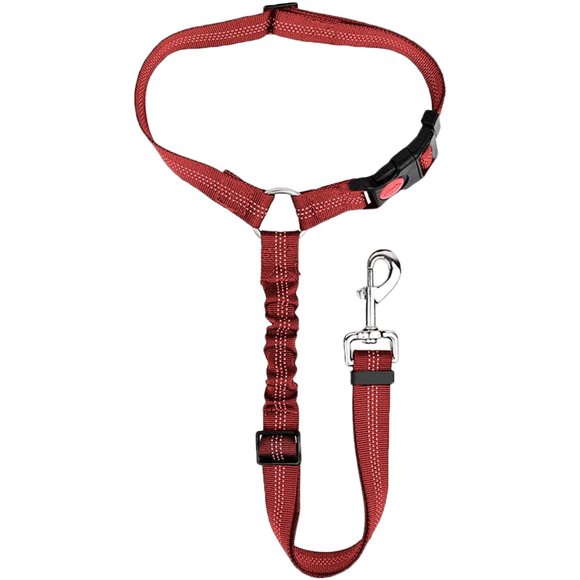 Car Dog Belt,2 In 1 Adjustable Dog Leash,Dog Safety Belt With Elastic Shock Absorption For All Breeds Of Dogs, Cats, Cars